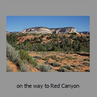 on the way to Red Canyon